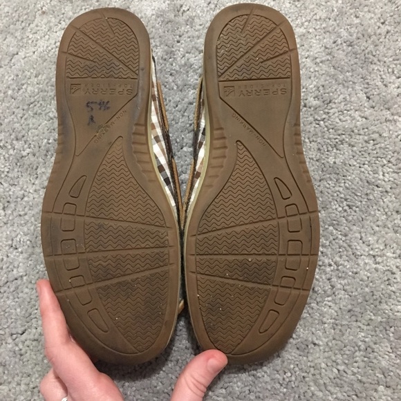 Sperry top sider women 6.5 m leather/fabric upper - Picture 7 of 8
